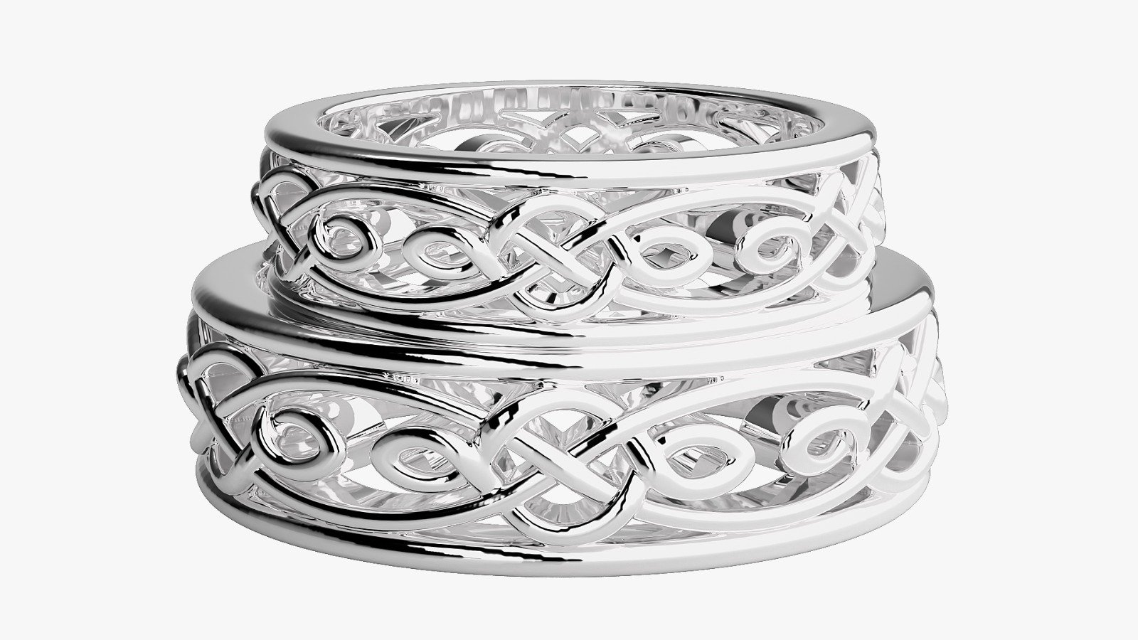 Silver Engagement Ring - Image 2